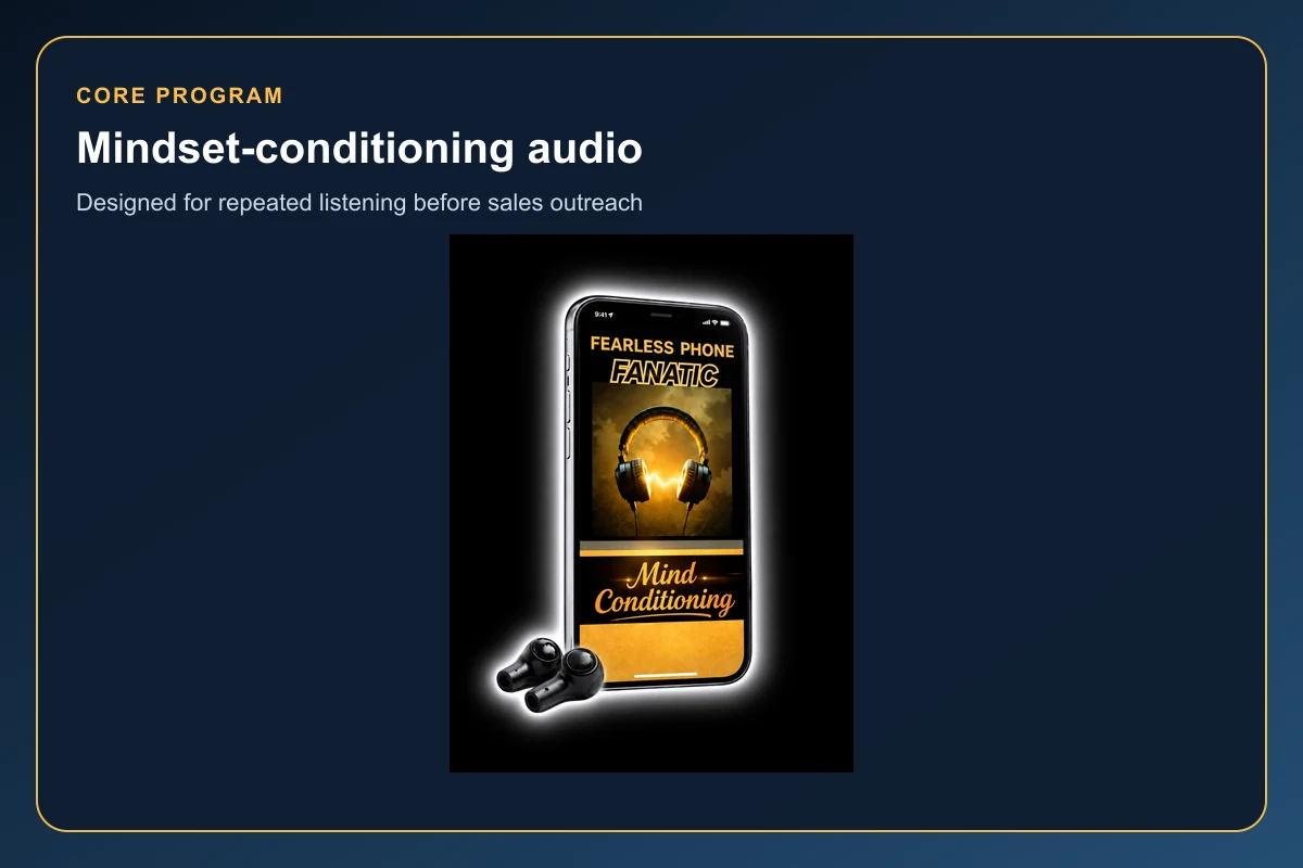 Fearless Phone Fanatic mindset-conditioning audio program