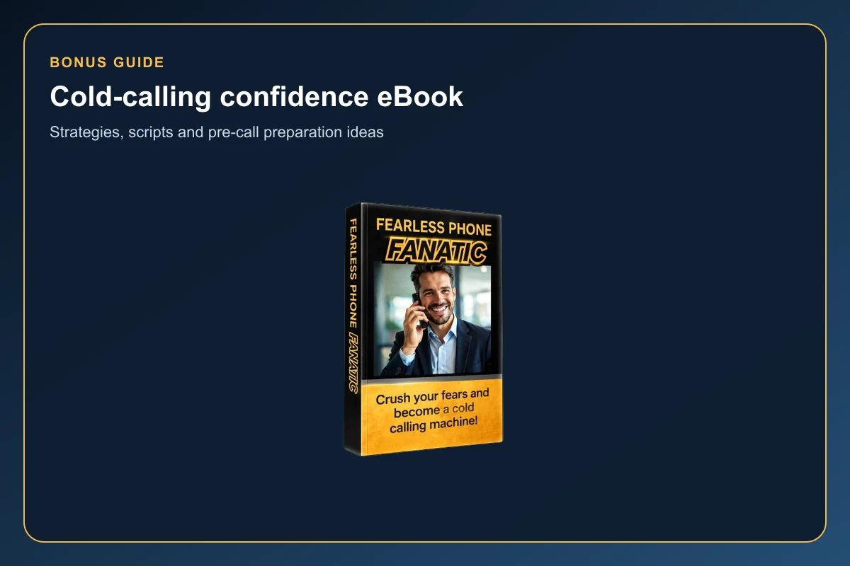 Fearless Phone Fanatic cold-calling confidence ebook